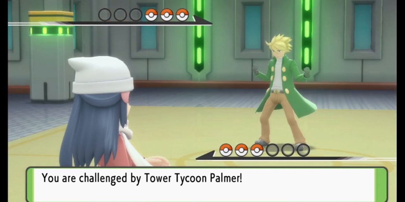 El mejor Pokémon para vencer al magnate de la torre de batalla de BDSP Palmer