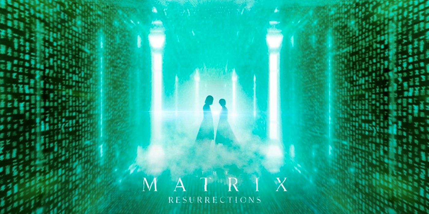 El póster IMAX de Matrix Resurrections sumerge a Neo y Trinity en el código verde