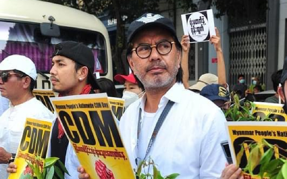 En Myanmar encarcelan a celebridades que apoyaron protestas por la democracia