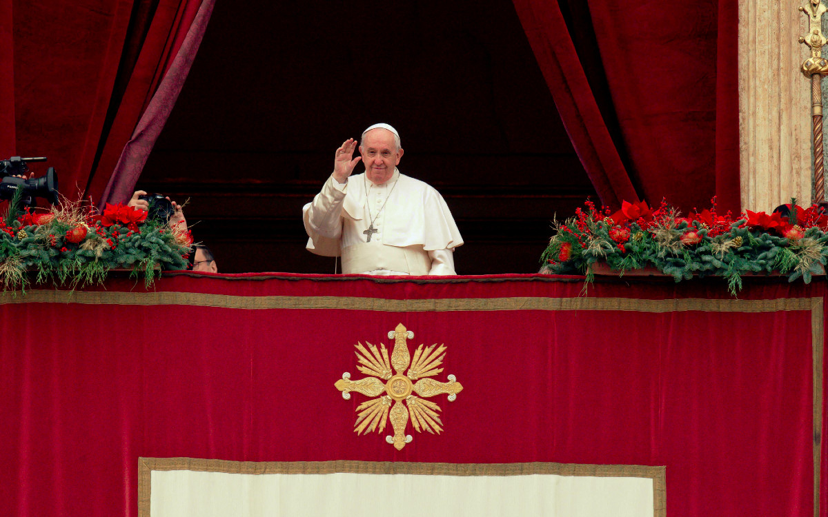 En Navidad, el Papa pide evitar la polarización e intentar el diálogo para sanar el mundo dividido