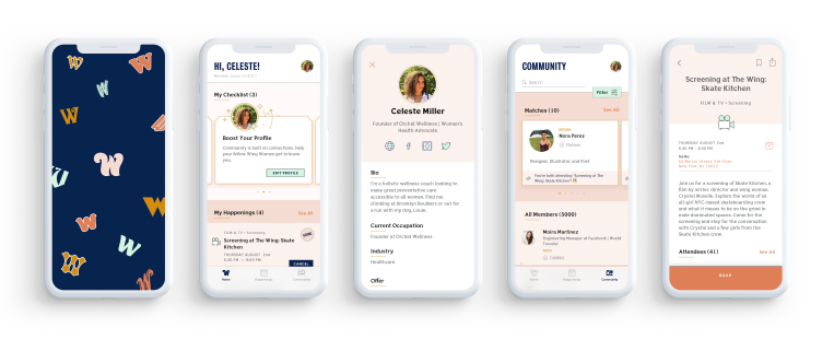 Espacio de trabajo compartido solo para mujeres The Wing está lanzando una aplicación para ayudar a sus miembros a mantenerse conectados