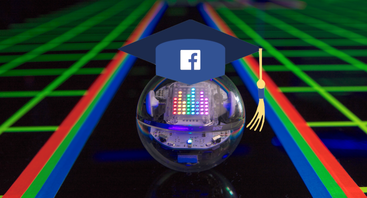 Facebook envía robots Sphero para que las aulas puedan aplicar la educación en codificación