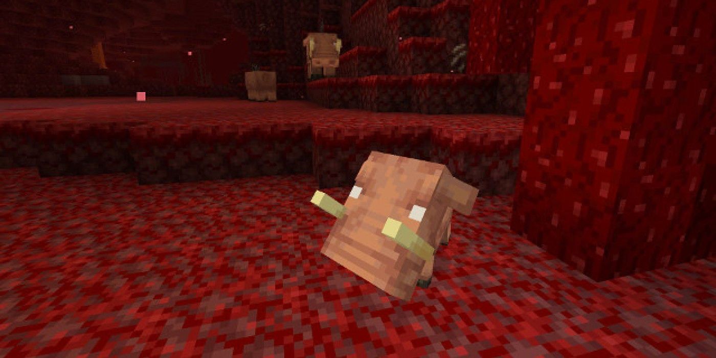 Fallo del portal de Minecraft utilizado para crear un suministro infinito de chuletas de cerdo