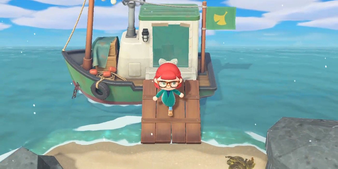 Jolly Redd de Animal Crossing obtiene el muelle perfecto para barcos de Player