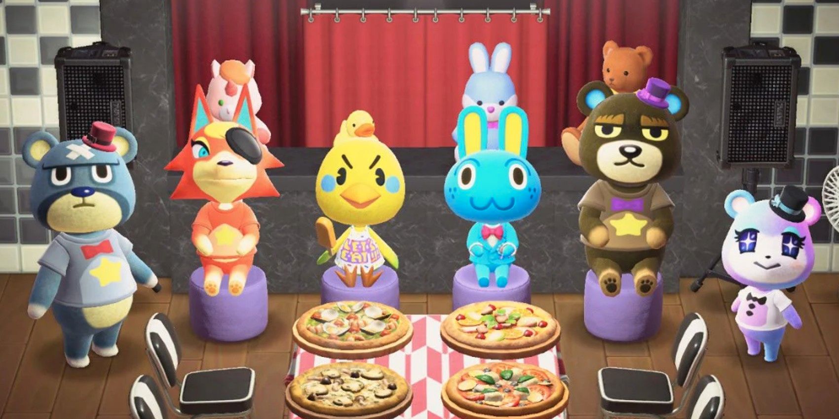 Jugador de Animal Crossing construye cinco noches en un restaurante temático de Freddy