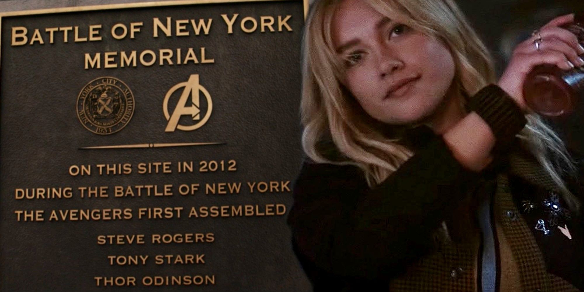 La actriz de Yelena reacciona a la conmovedora escena de Hawkeye en el Monumento a los Vengadores