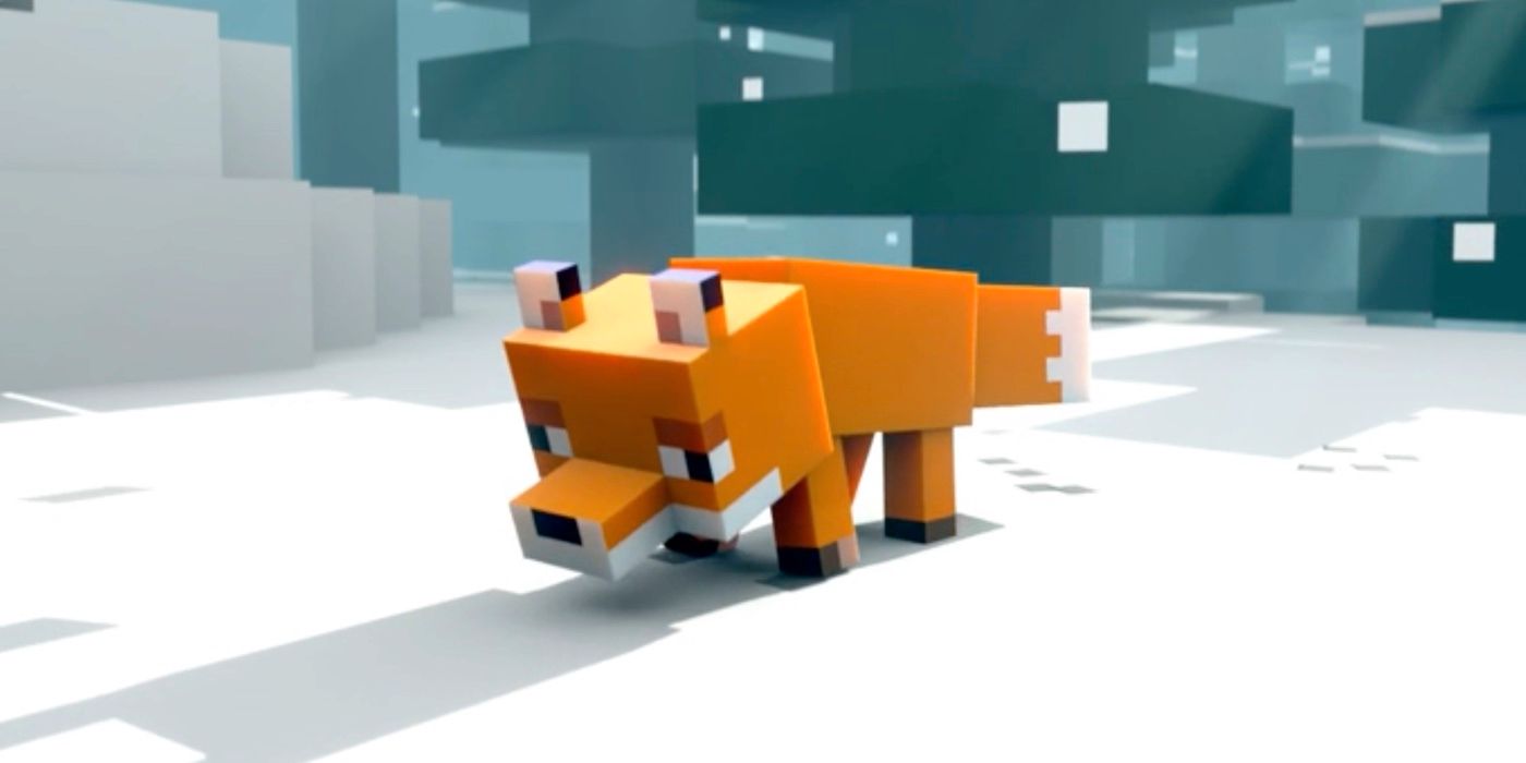 La adorable animación de un zorro del jugador de Minecraft te hará desear nieve