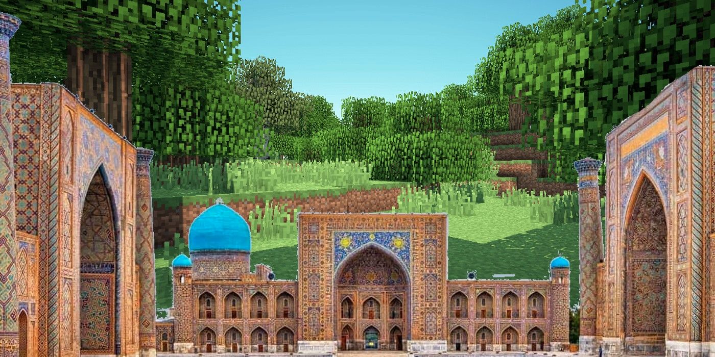 La construcción de Registan of Samarkand de Minecraft utiliza 15 millones de bloques
