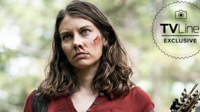 La imagen de la temporada 11B de Walking Dead muestra a Maggie ensangrentada y armada