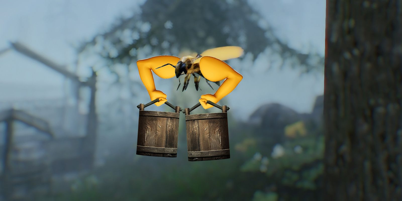 Las abejas de Skyrim son aparentemente lo suficientemente fuertes como para llevar un cubo, muestra un video