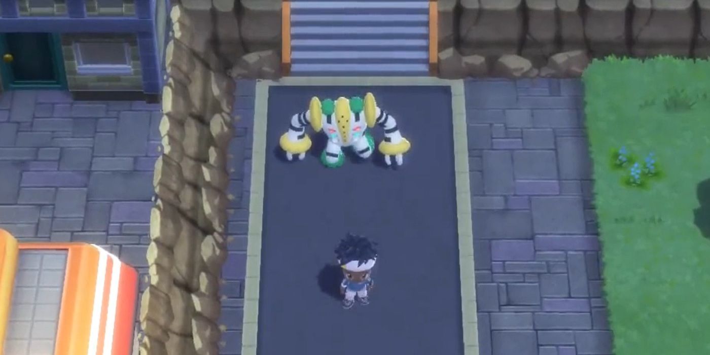 Los jugadores de Pokémon BDSP se ríen de la animación de caminar lento de Regigigas