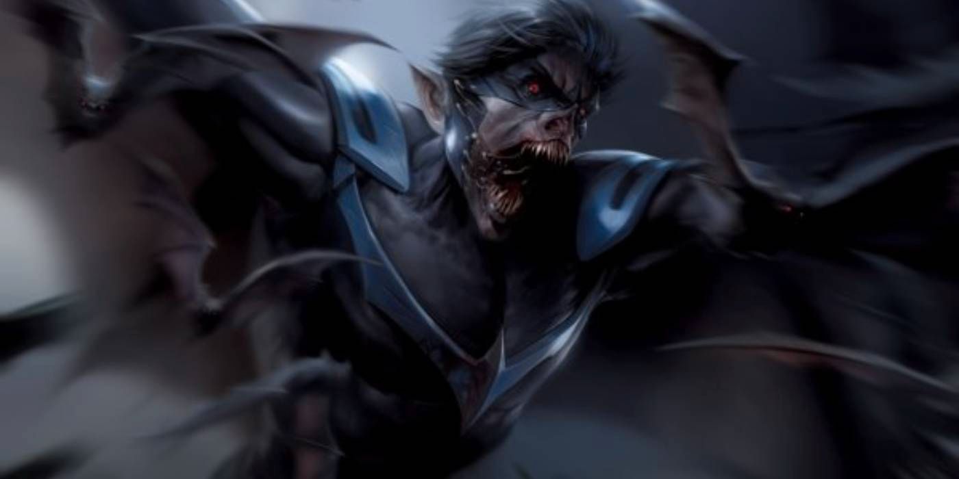 Nightwing adopta una nueva forma aterradora en la portada de DC vs Vampires