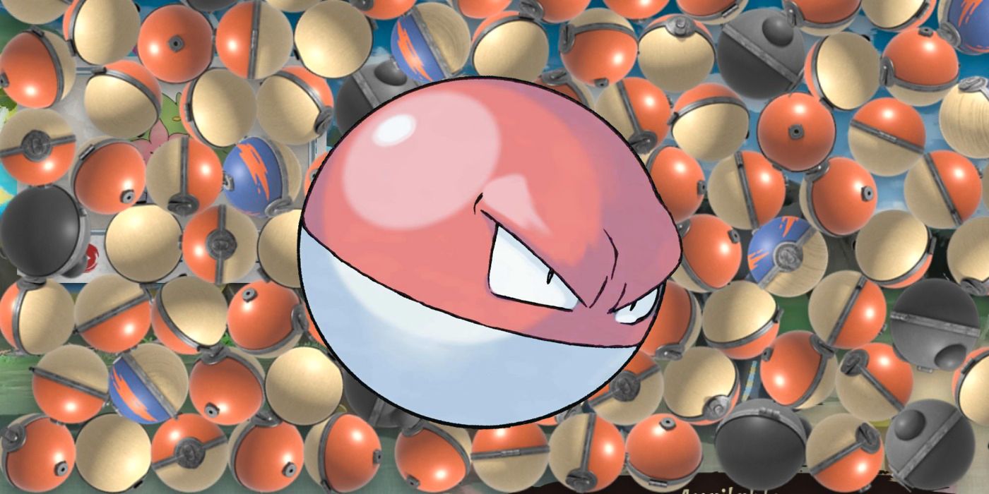 Pokémon Legends: el sitio web de Arceus se burla de Voltorb con Poké Balls explosivas