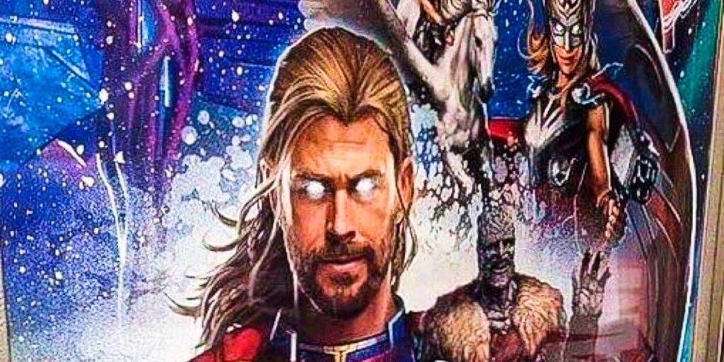 Póster El poderoso disfraz de Thor de Jane Foster revelado en Love & Thunder