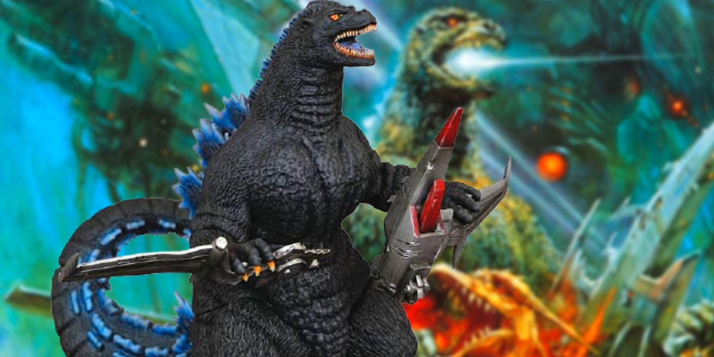 Póster de Godzilla vs.Mechagodzilla 2 recreado con una nueva figura impresionante