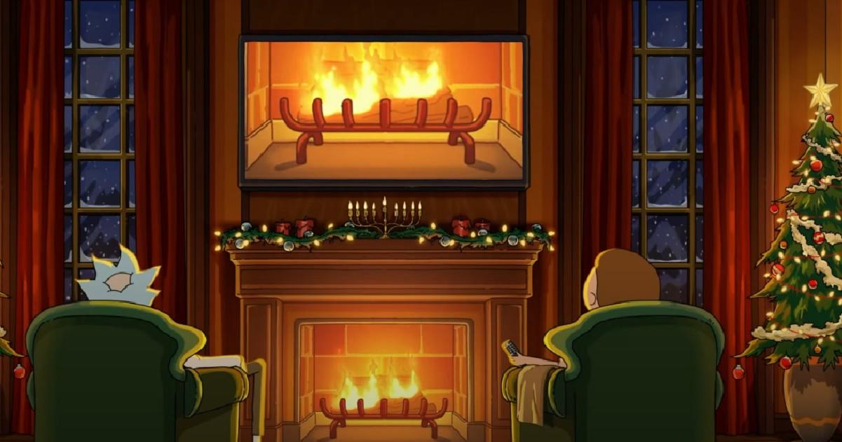 Rick y Morty exaltan las fiestas con un acogedor clip de registro de Navidad