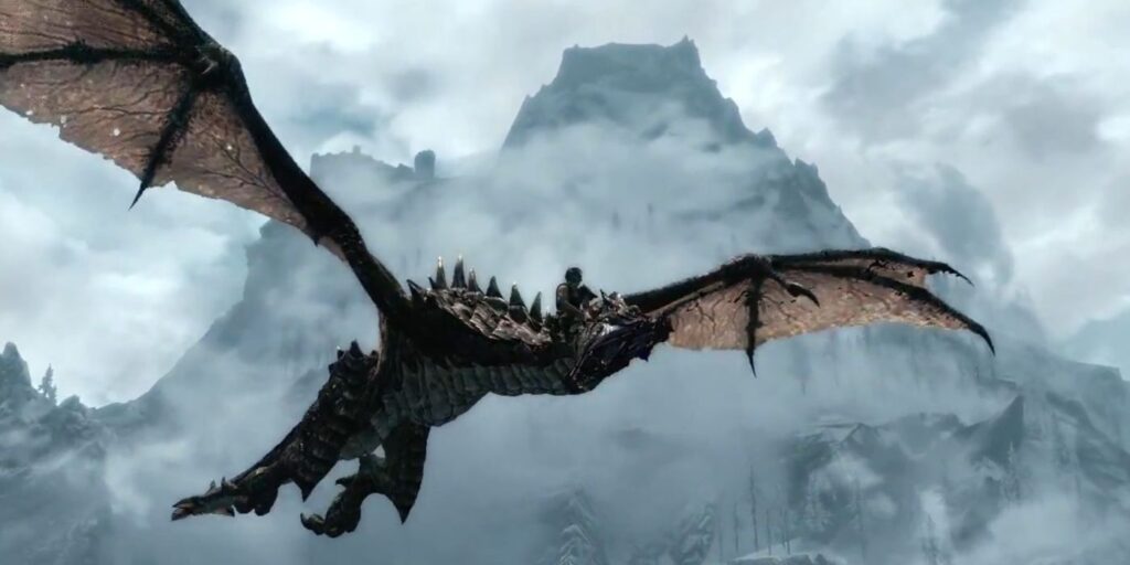 Skyrim: Cómo montar un dragón