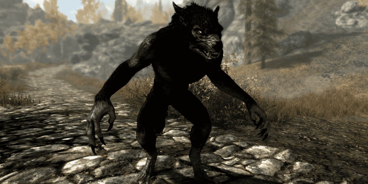 Skyrim Werewolves originalmente diseñados para ser humanos con cabezas de perro
