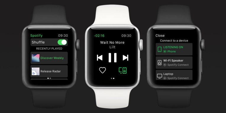 Spotify lanza oficialmente su aplicación Apple Watch