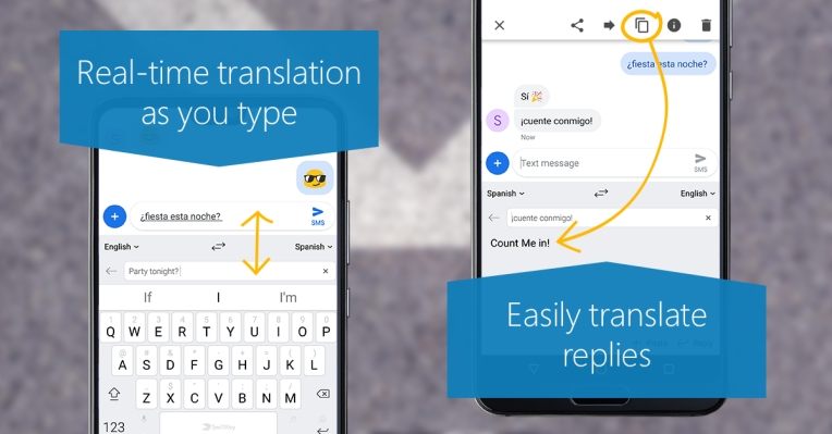 SwiftKey en Android ahora tiene traducción bidireccional incorporada. Qué bien