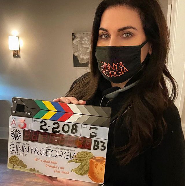 ginny y georgia filmando la temporada 2