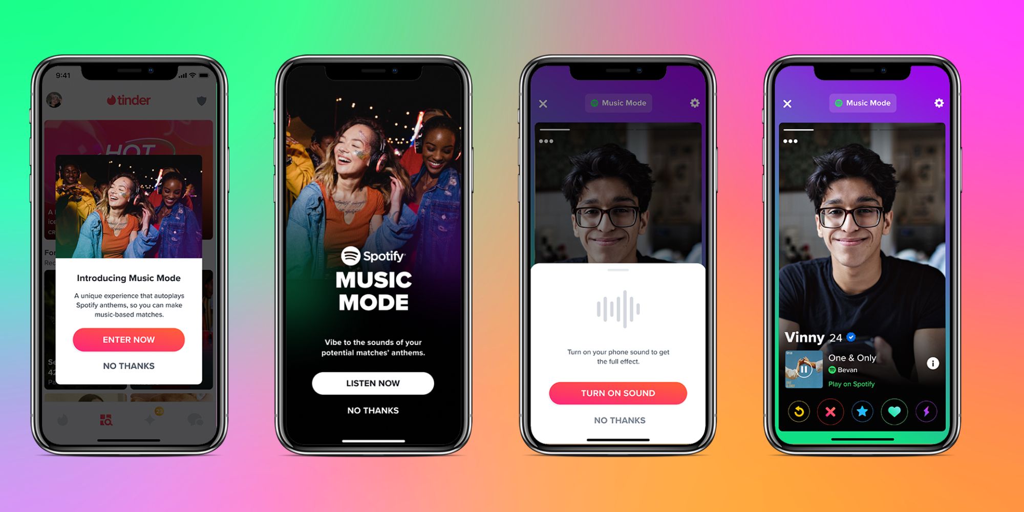 Tinder y Spotify se unen para una nueva característica extraña