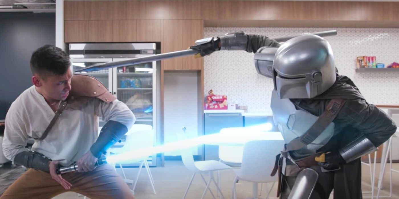 Video de Star Wars Office Nerf Gun Fight: Jedi VS Mandalorian