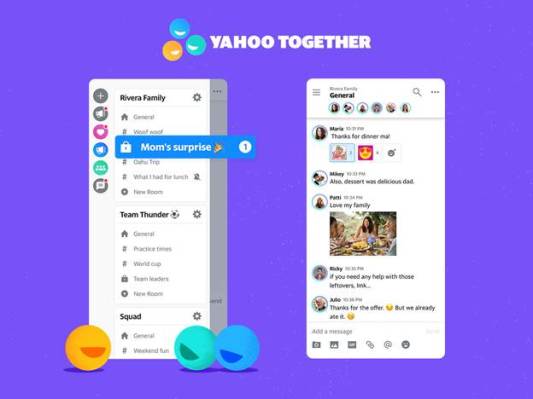 Yahoo vuelve a la mensajería con Yahoo Together inspirado en IRC