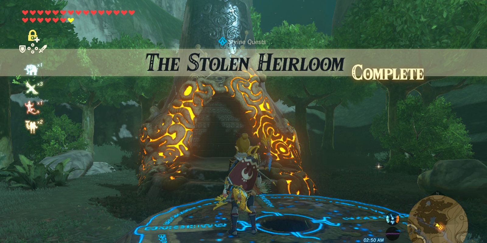 Zelda BOTW: Cómo desbloquear (y completar) The Stolen Heirloom Shrine Quest