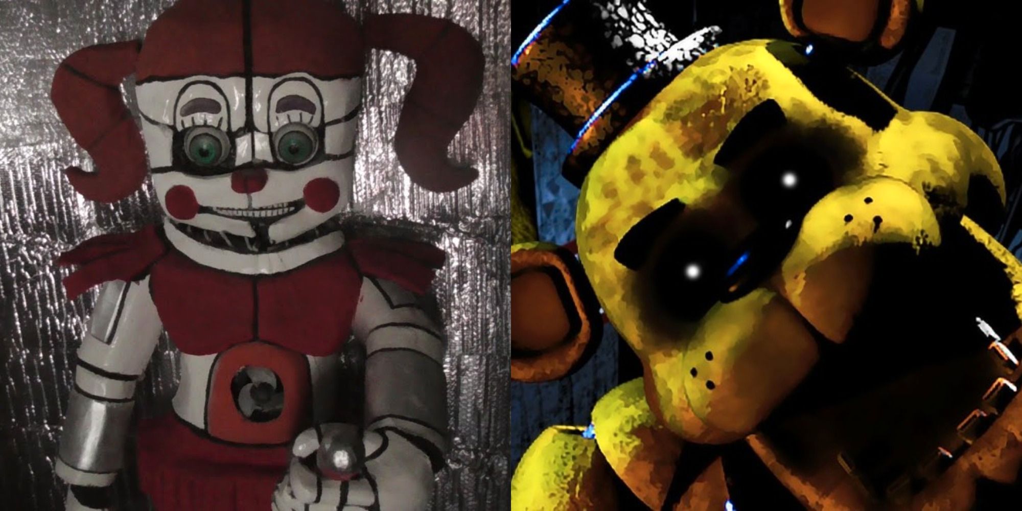 10 animatronics más aterradores en los juegos de Five Nights at Freddy's