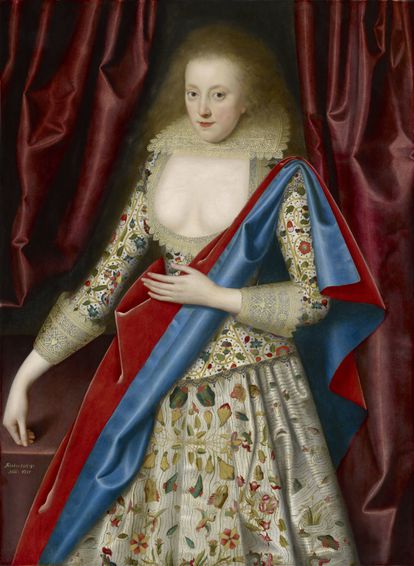 Lady Thornhagh, retratada por William Larkin.