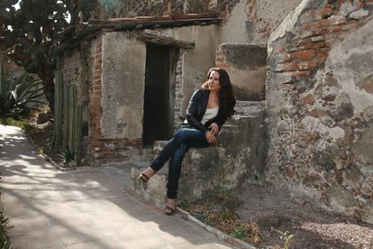 Kate del Castillo posa durante un rodaje en San Miguel de Allende en el año 2011.