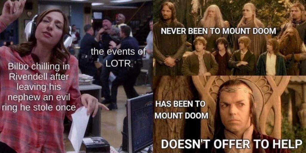 El vigésimo aniversario de The Fellowship Of The Ring: 10 memes que te harán llorar de risa