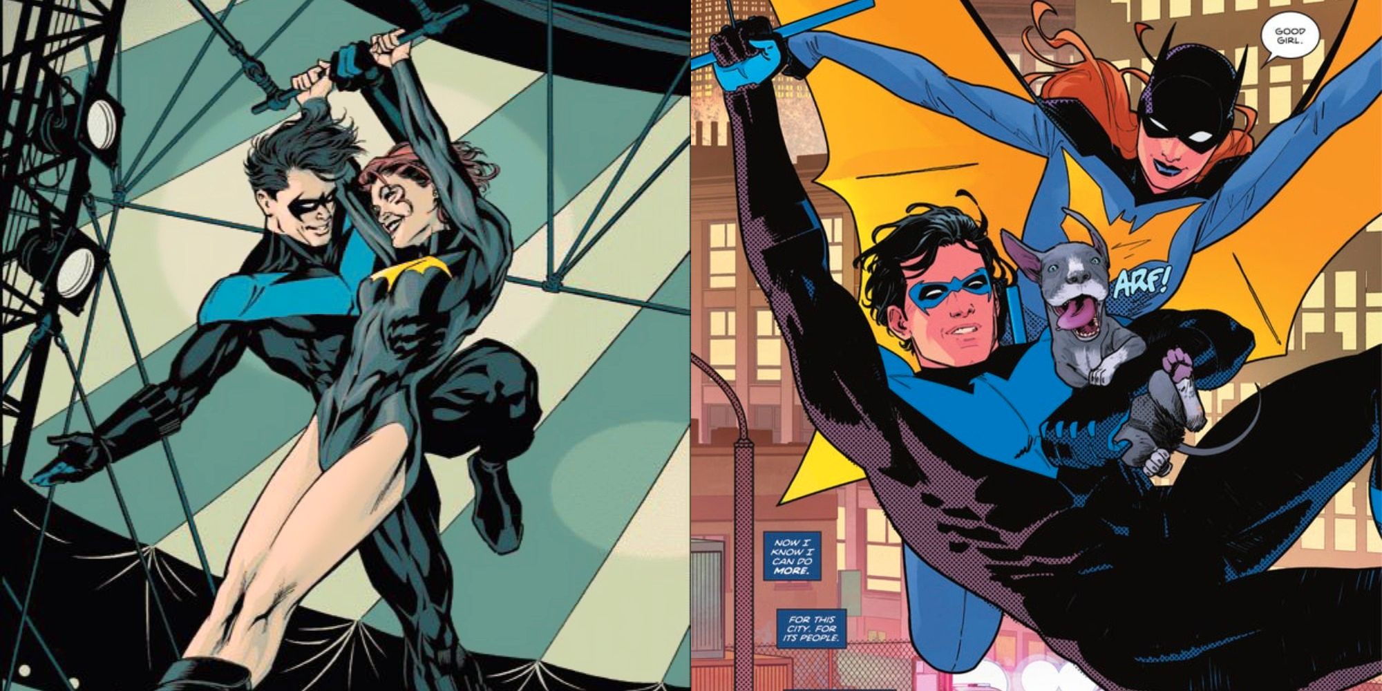 8 cosas que solo los fanáticos de los cómics saben sobre la relación de Nightwing y Batgirl