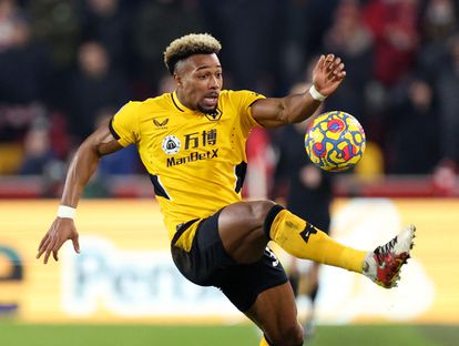 Adama, durante un encuentro de esta Premier League.