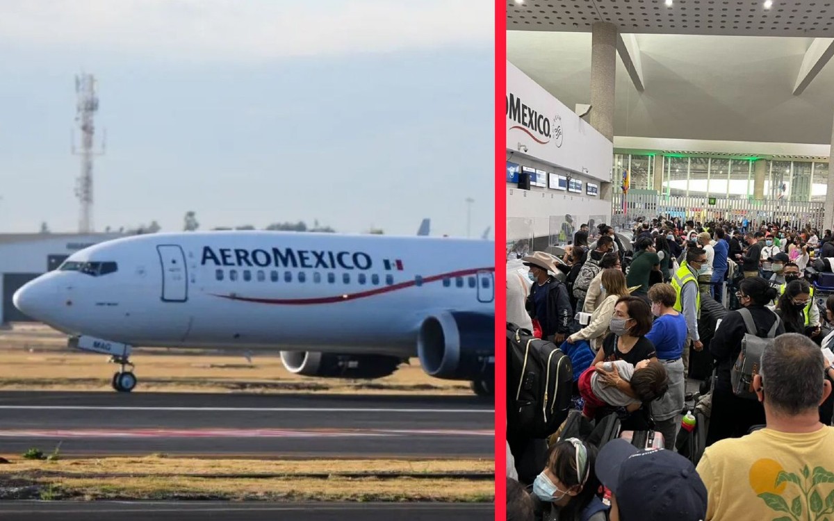 Aeroméxico cancela decenas de vuelos tras brote de Covid-19 entre tripulantes | Video