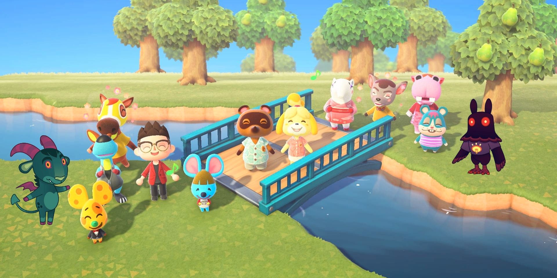 Animal Crossing Fan diseña espeluznantes aldeanos críptidos, incluido Mothman