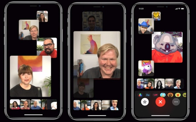 Apple está agregando videollamadas grupales FaceTime a iOS 12