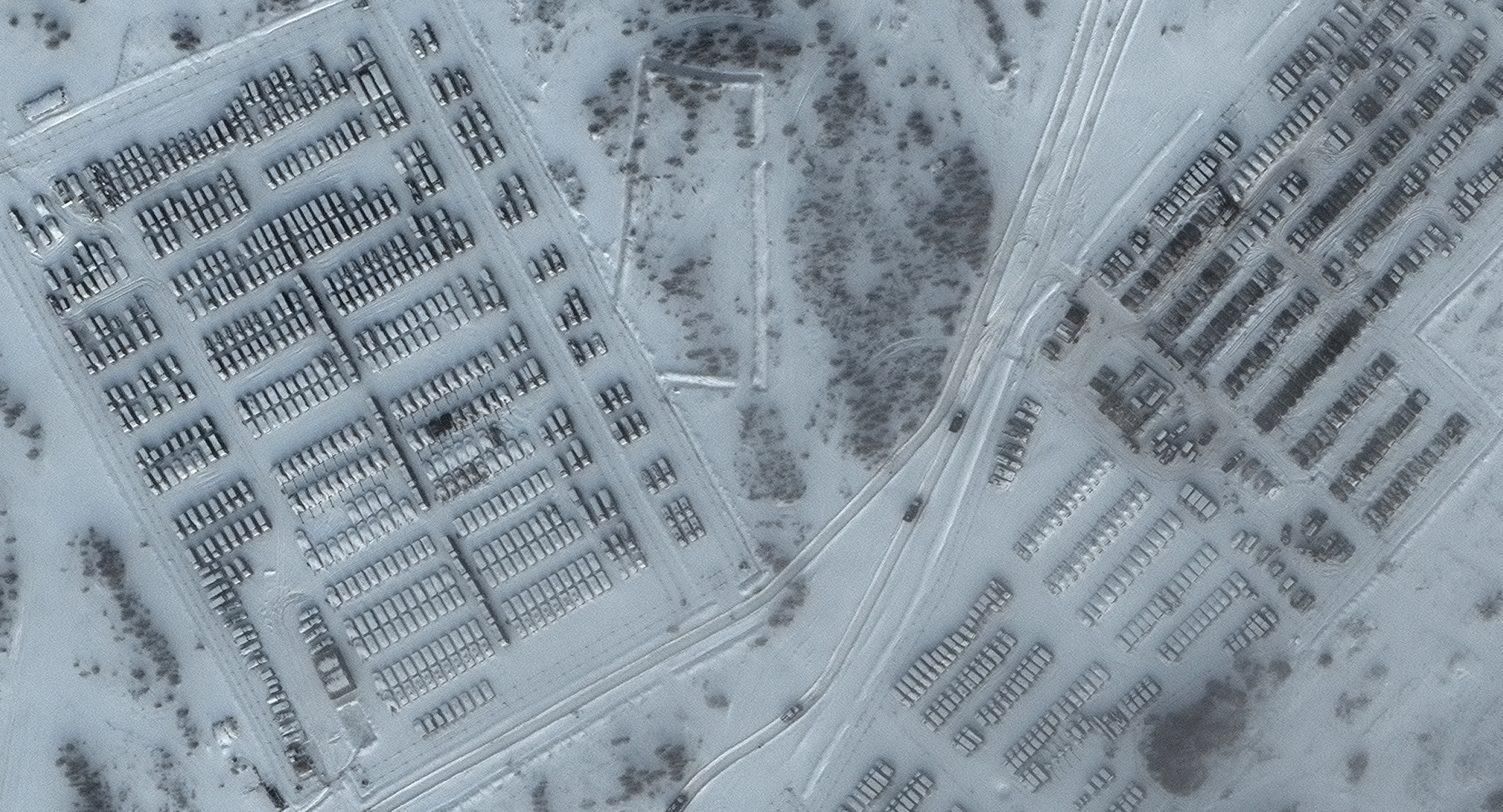 Así transformó Moscú un simple cuartel en un gran campamento militar a las puertas de Ucrania