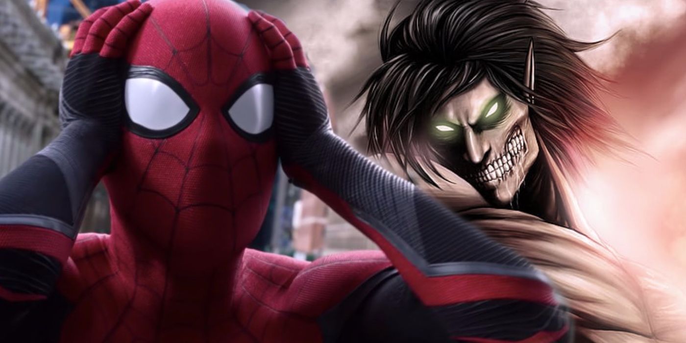 Attack on Titan, Eren Jaeger se convierte en Spider-Man en un nuevo y espectacular Fanart