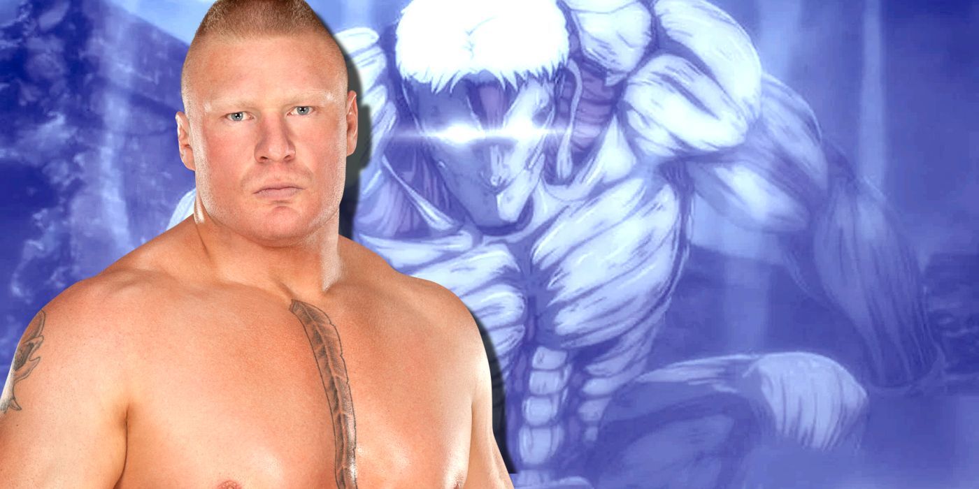 Attack on Titan’s Armored Titan es secretamente la superestrella de la WWE Brock Lesnar