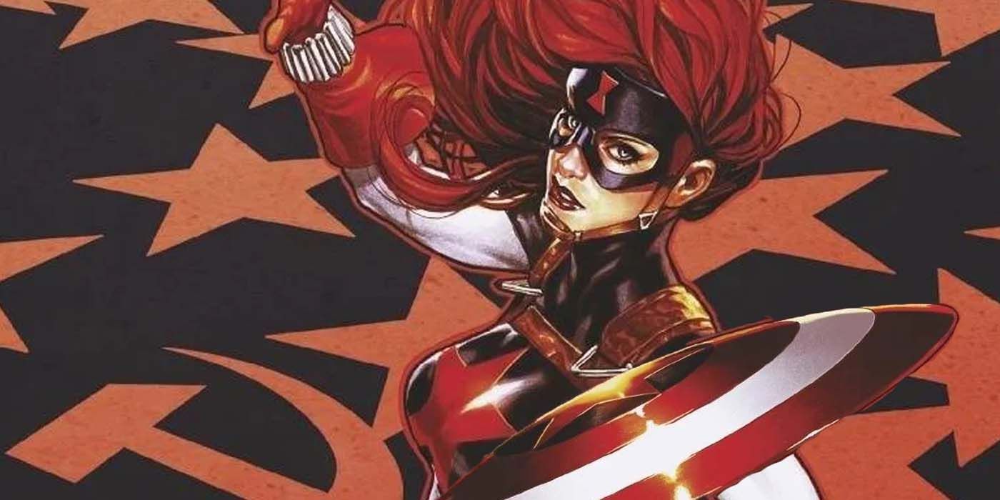 Black Widow Cosplay imagina ¿Y si…?  El héroe era el Capitán América
