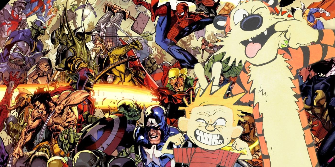 Calvin y Hobbes tiene lugar en secreto en el Universo Marvel