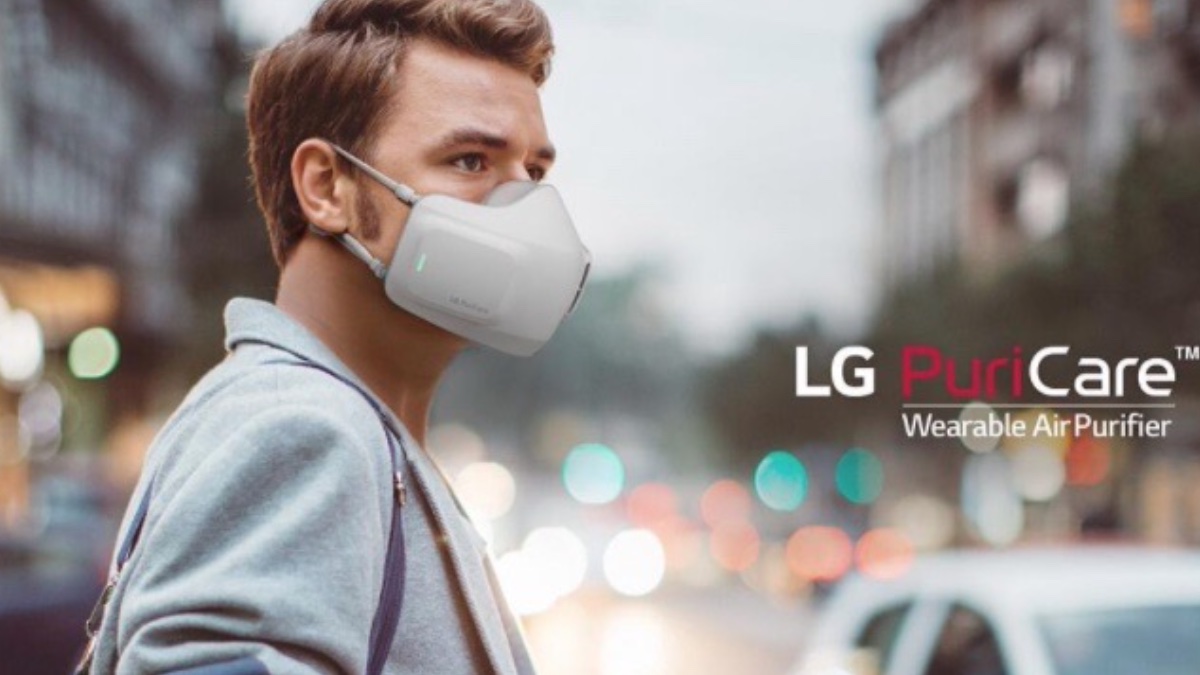 Carrefour pone a la venta la mascarilla electrónica de LG que purifica el aire