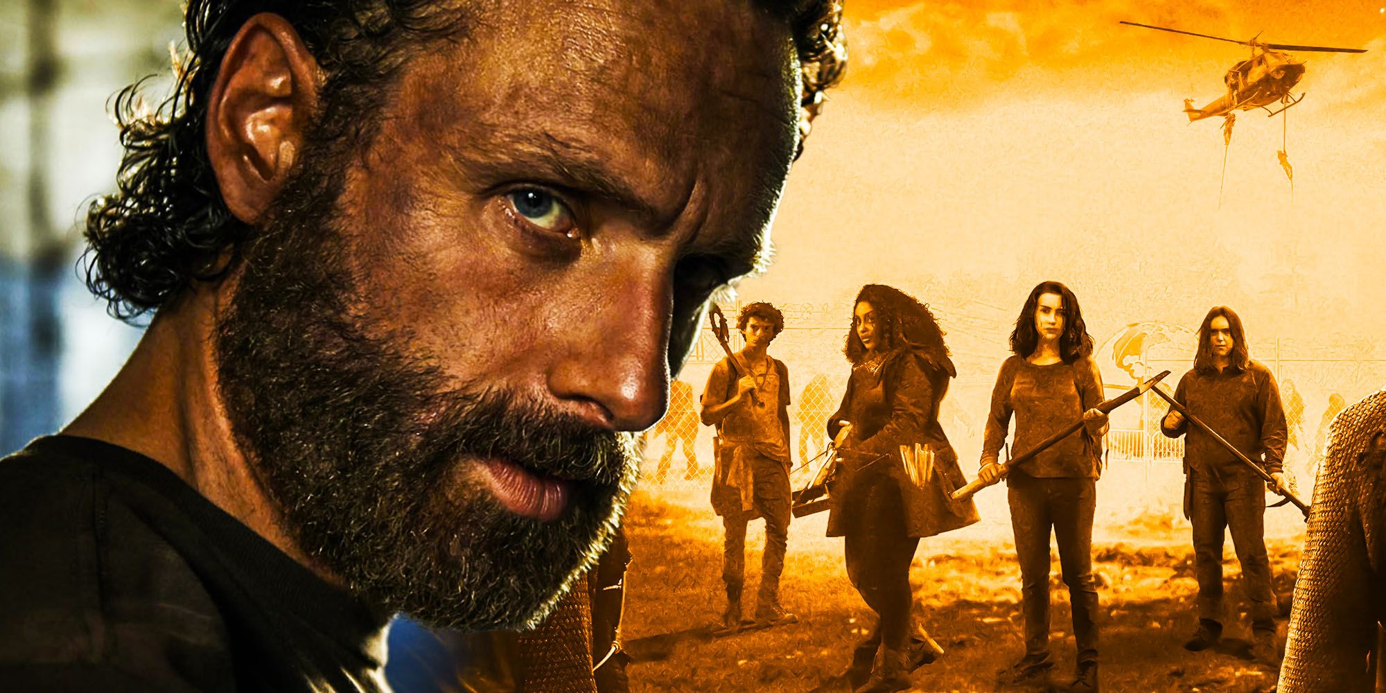 Cómo World Beyond salvó la película de Rick Grimes de Walking Dead