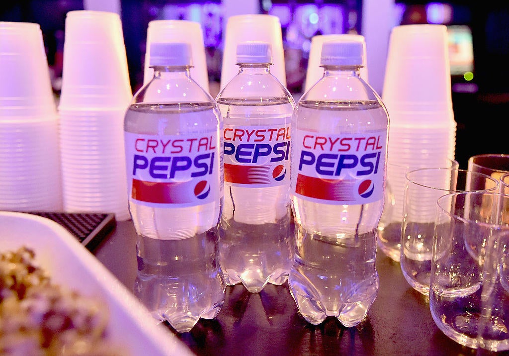 Crystal Pepsi está de vuelta, pero con un truco
