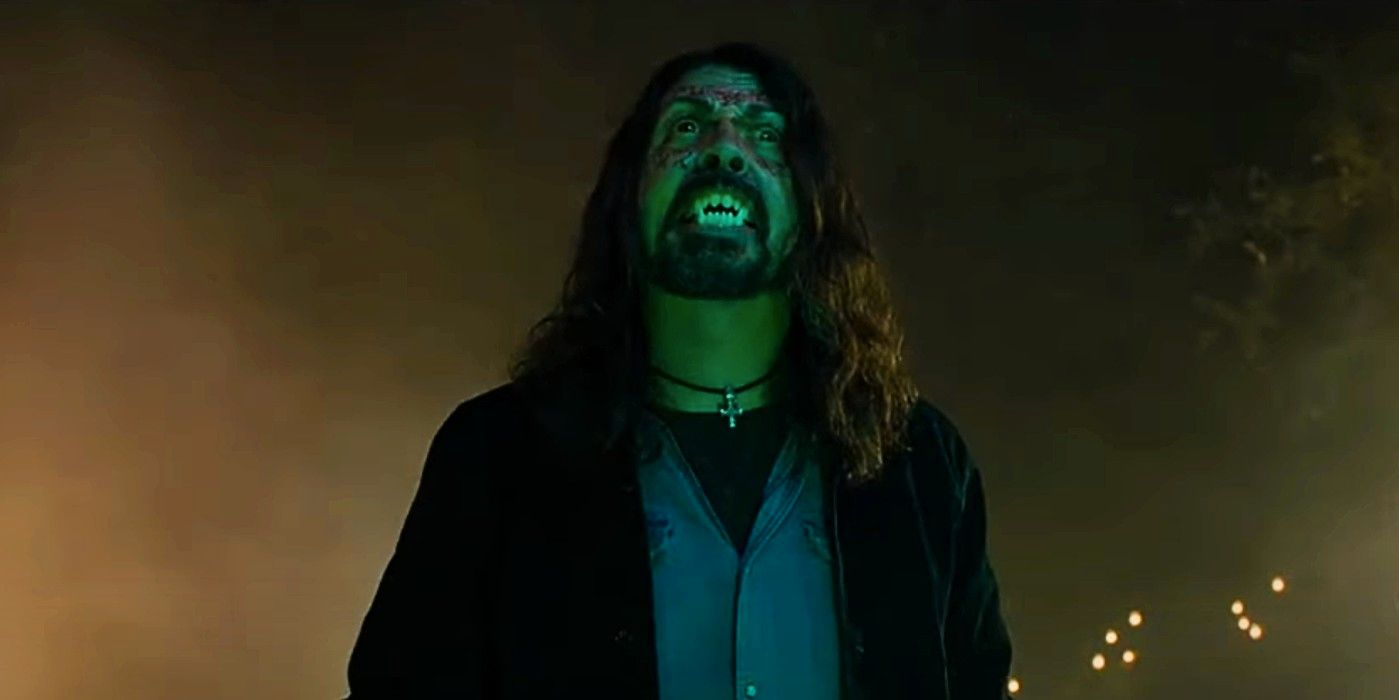 Dave Grohl es poseído en el tráiler de una película de terror protagonizada por Foo Fighters como ellos mismos