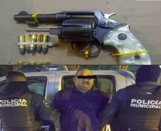 Detienen a sujeto armado, lo capturan policías de Pedro Escobedo