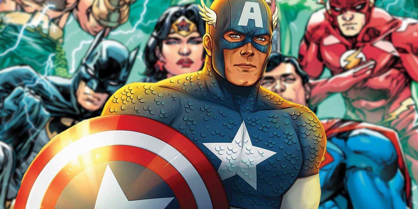 El Capitán América y los Vengadores hicieron un cameo de DC hilarantemente descarado