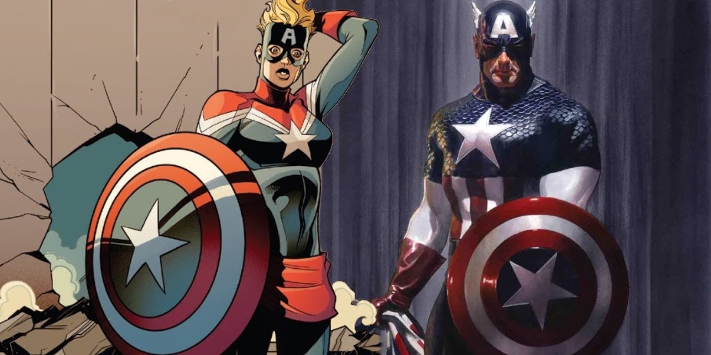 El Capitán Marvel le dio al escudo del Capitán América la actualización de poder perfecta